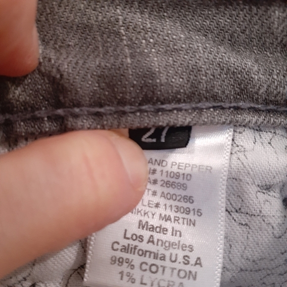 Retro 90's Chip & Pepper Skinny Jeans with Ankle Zipper - Picture 10 of 11